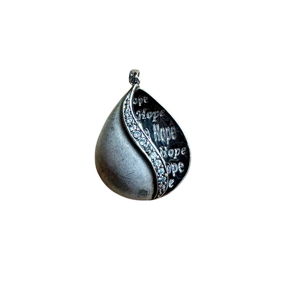 Sterling Silver Hope Pendant - Picture 2 of 7